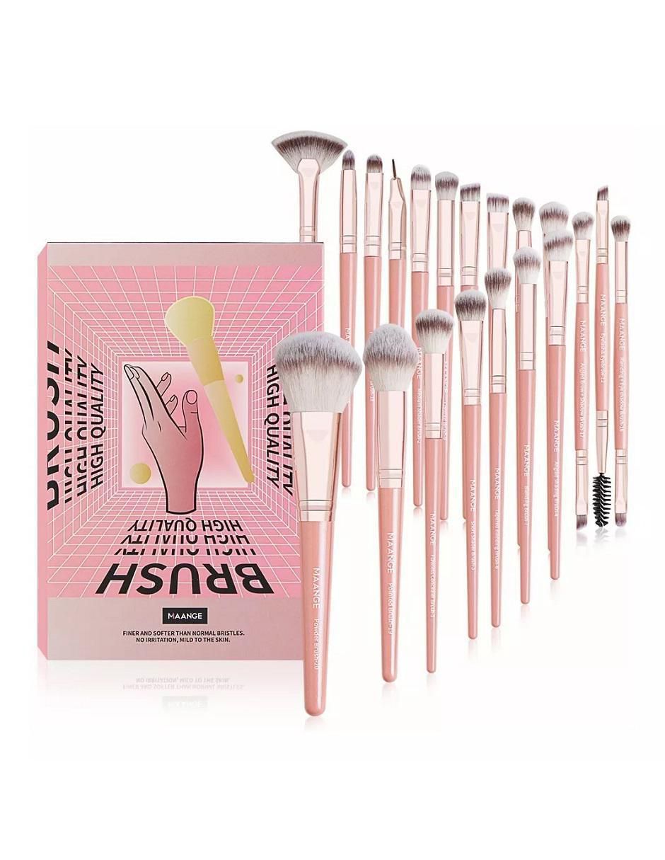 Maange Set De Brochas Para Maquillaje Completo Pinceles De