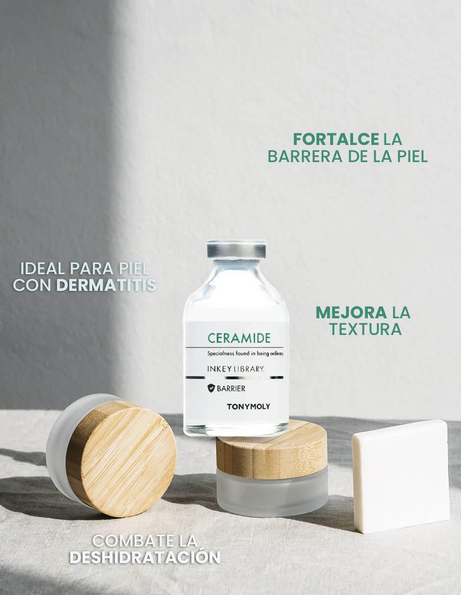 Sérum revitalizante Inkey Library ceramidas anti-edad todo tipo piel 2