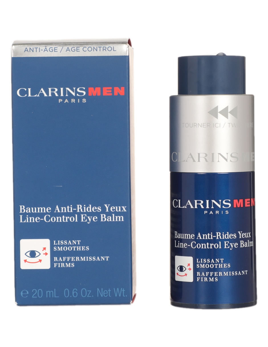 Crema para contorno de ojos recomendada para bolsas y ojeras día Clarins Men para todo tipo piel 2