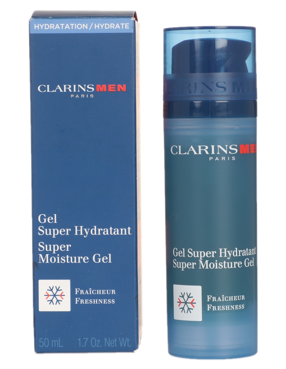 Tratamiento facial Super Moisture Gel hidratante Clarins Men 2