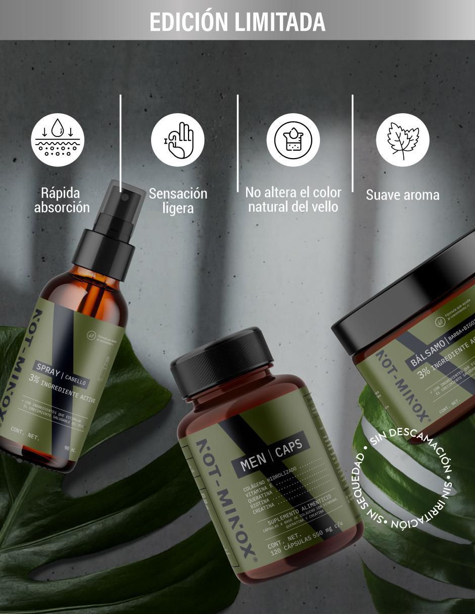 Tratamiento para barba y cabello crecimiento 2