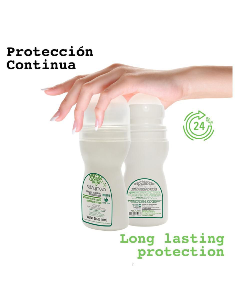 Desodorante axilas en roll on Crystal Aloe unisex 2
