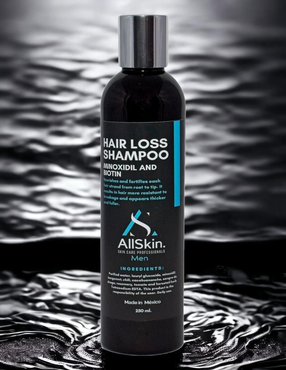 Shampoo anticaída para cabello Minoxidil y Biotina 4