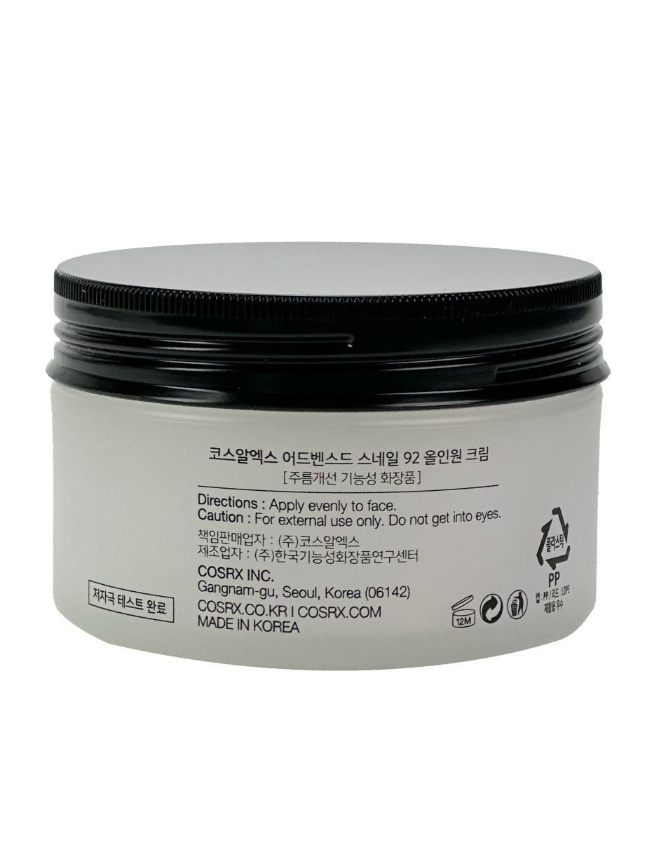 Crema facial recomendada para reparar día y noche Advanced Snail para todo tipo piel 3