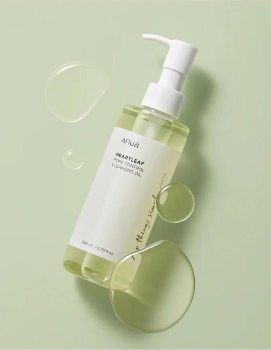 Limpiador facial Heartleaf Pore Control Cleansing Oil para disminuir puntos negros 2