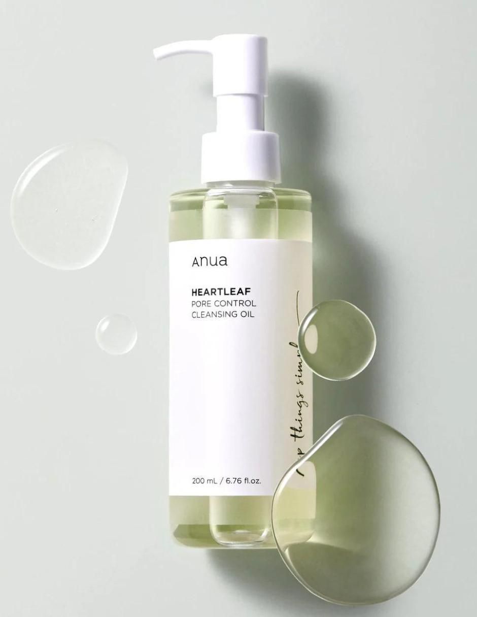 Limpiador facial Heartleaf Pore Control Cleansing Oil para disminuir puntos negros 3