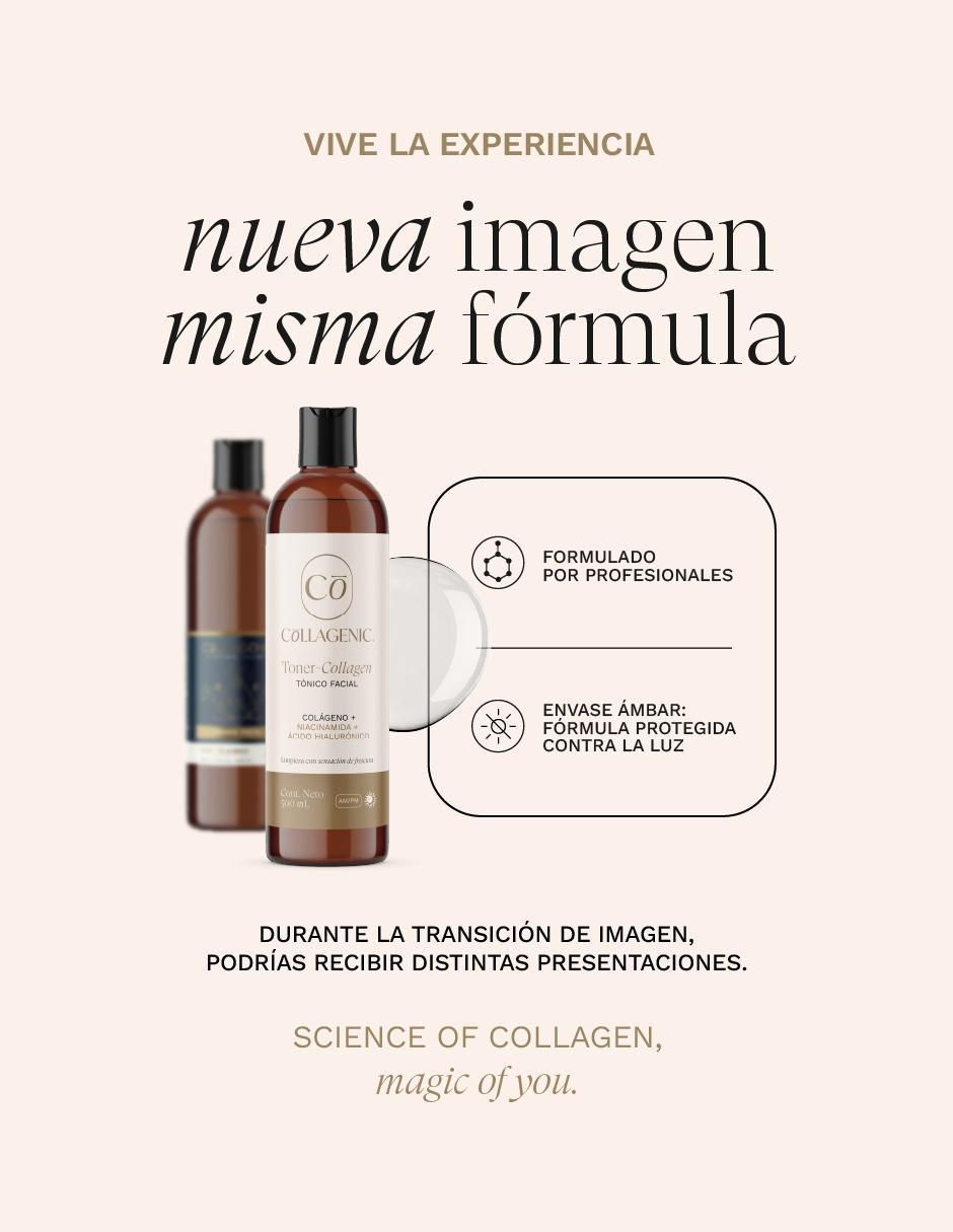 Set tónico facial vitaminas + colágeno + ácido hialurónico + niacinamida 500 ml c/u Premium 2