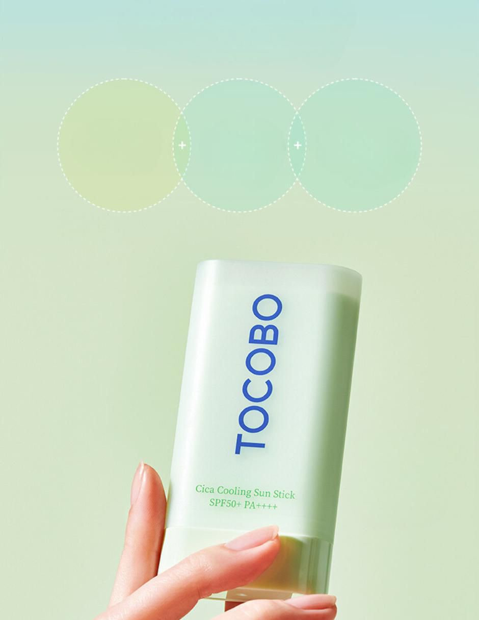 Bloqueador solar FPS 50 cica cooling sun stick spf50+ pa++++ 4