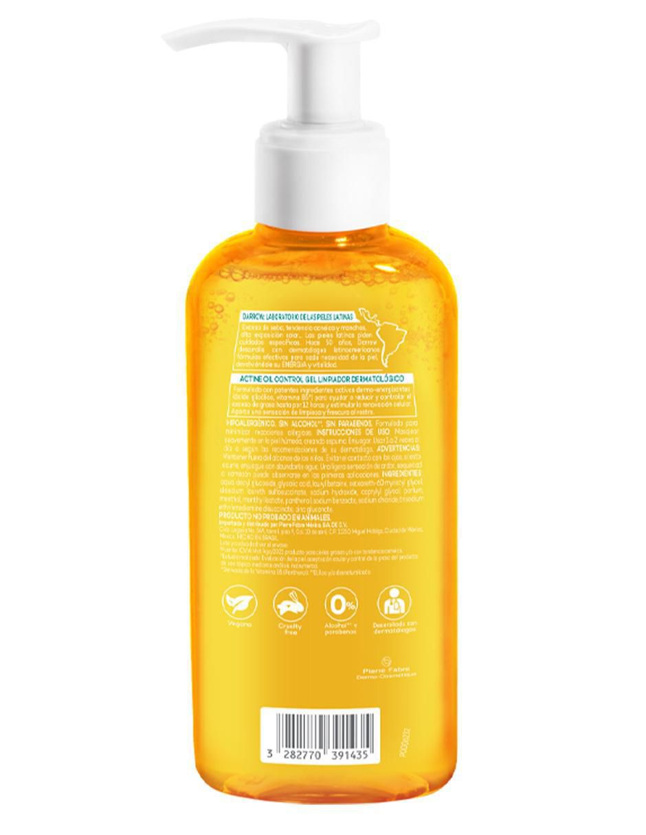 Limpiador rostro y cuerpo Actine Oil Control Gel para purificar 2
