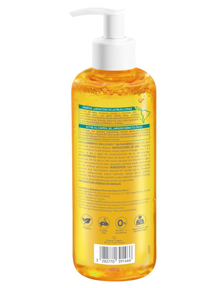 Limpiador rostro y cuerpo Actine Oil Control Gel para purificar 2