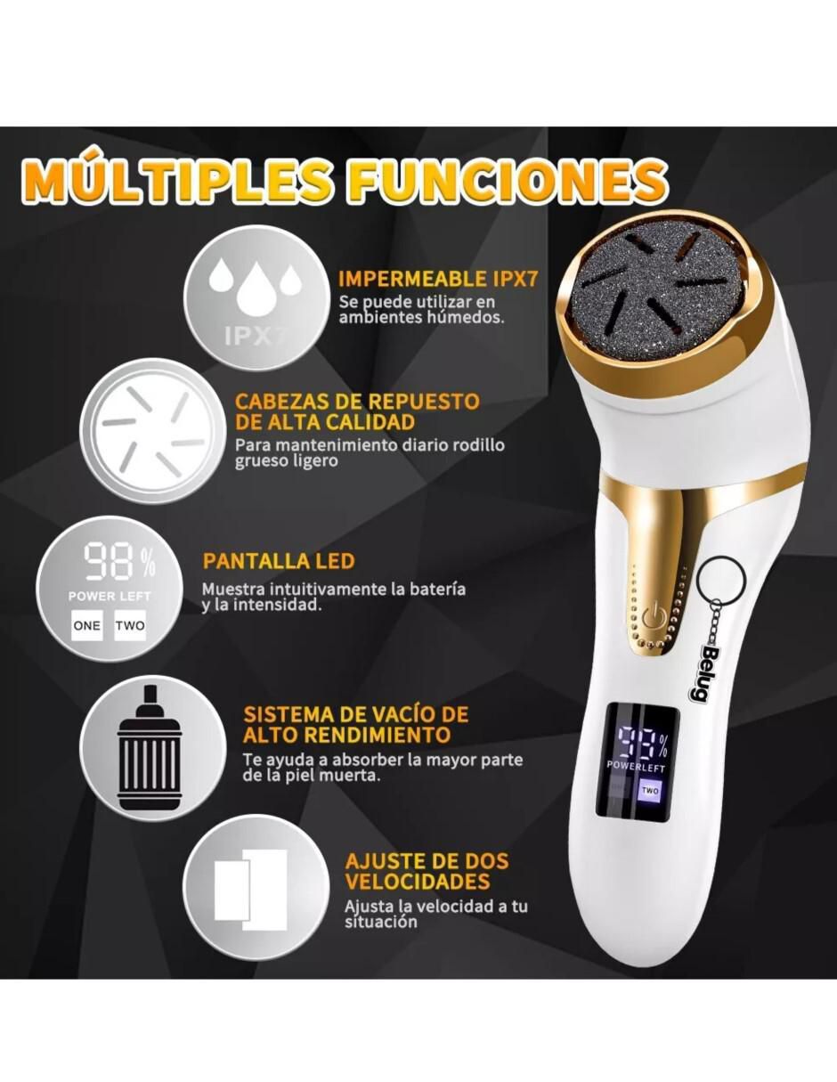 Set pedicure manual de aluminio con 2 piezas 2