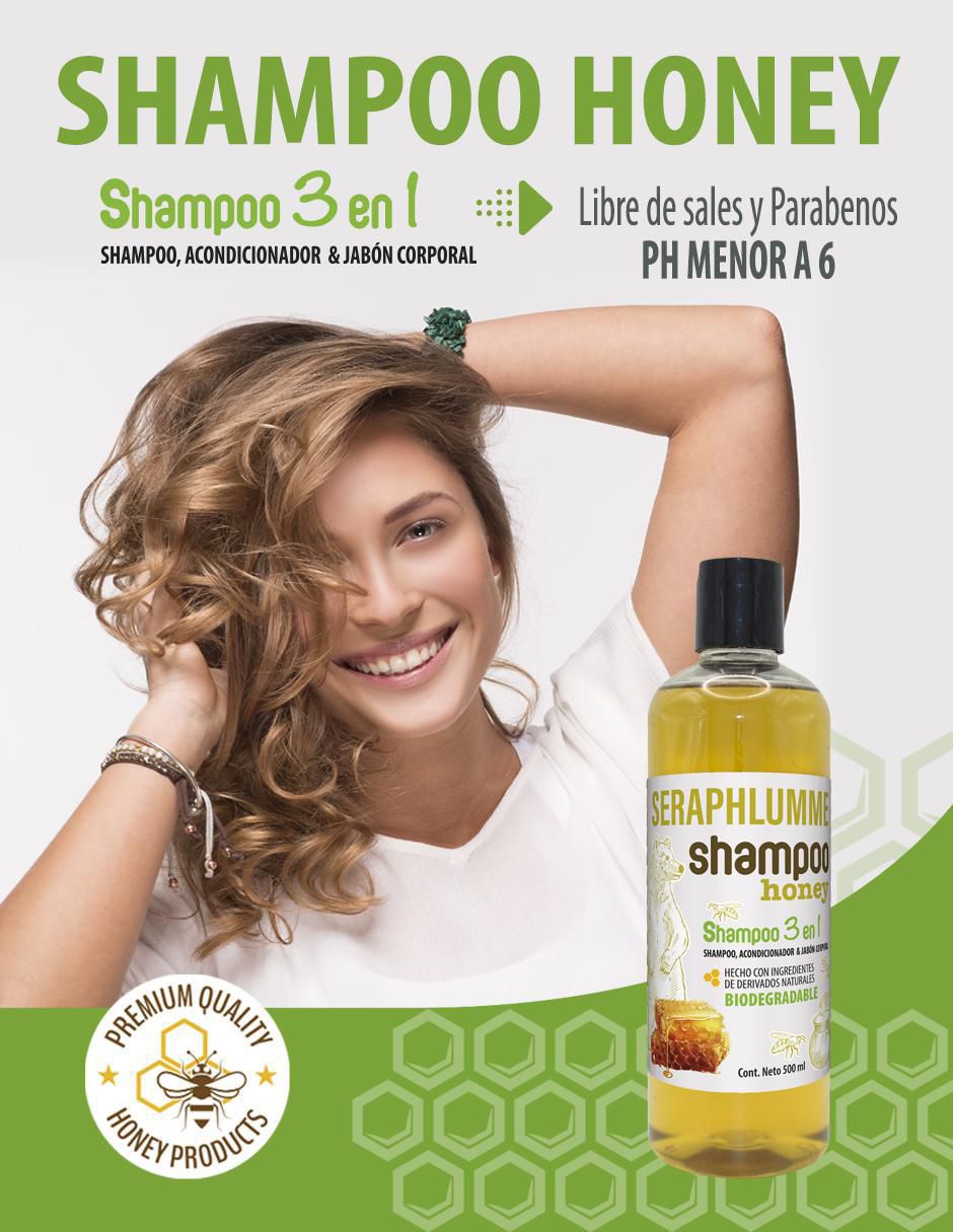 Shampoo para cabello 3 en 1 Sheraphlumme 3