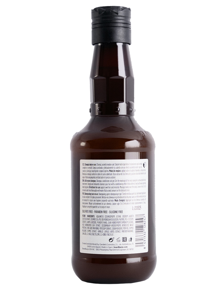 Shampoo hidratante para cabello Essentials All In One 2