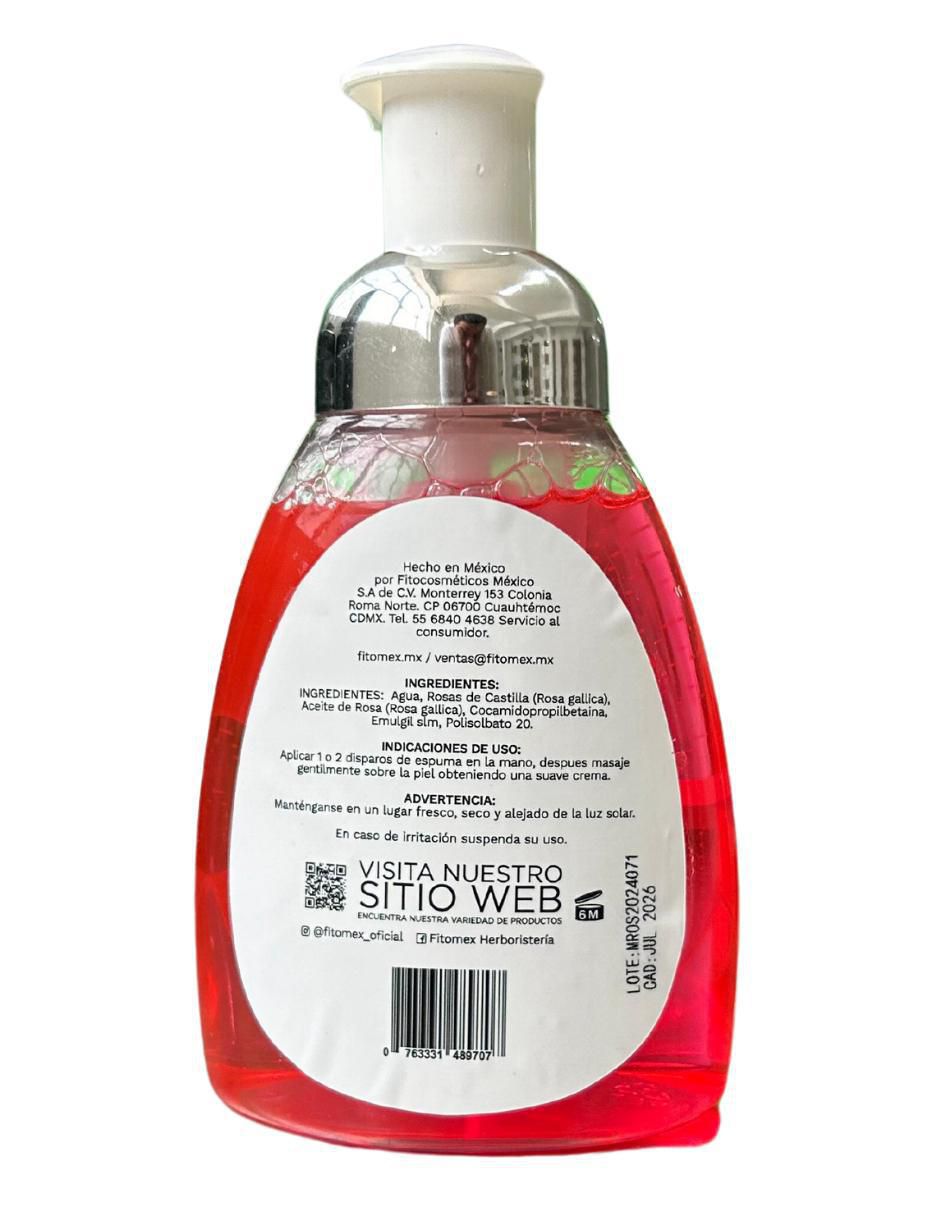 Jabón facial Mousse de Rose 2