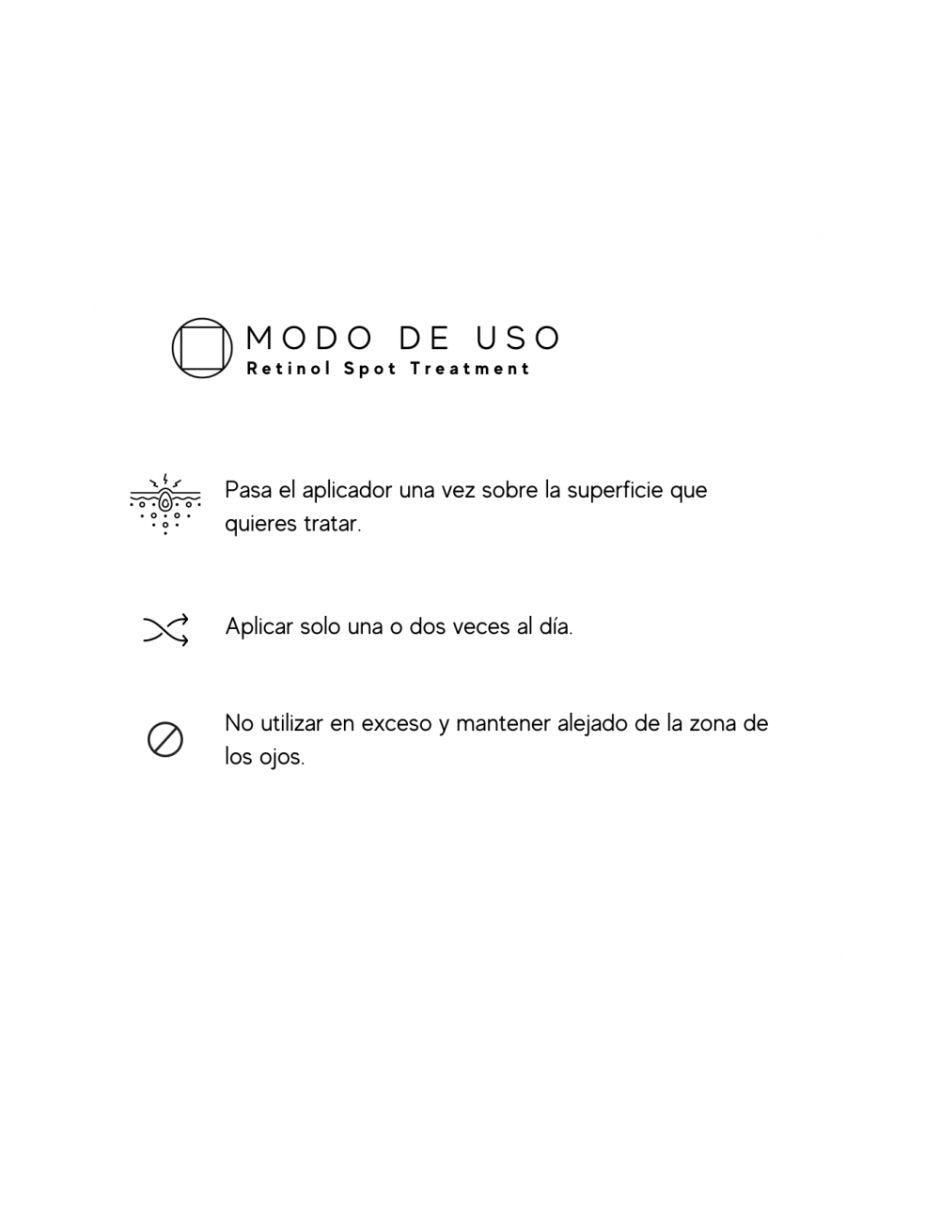 Sérum antiacné Retinol Spot Treatment todo tipo piel 2