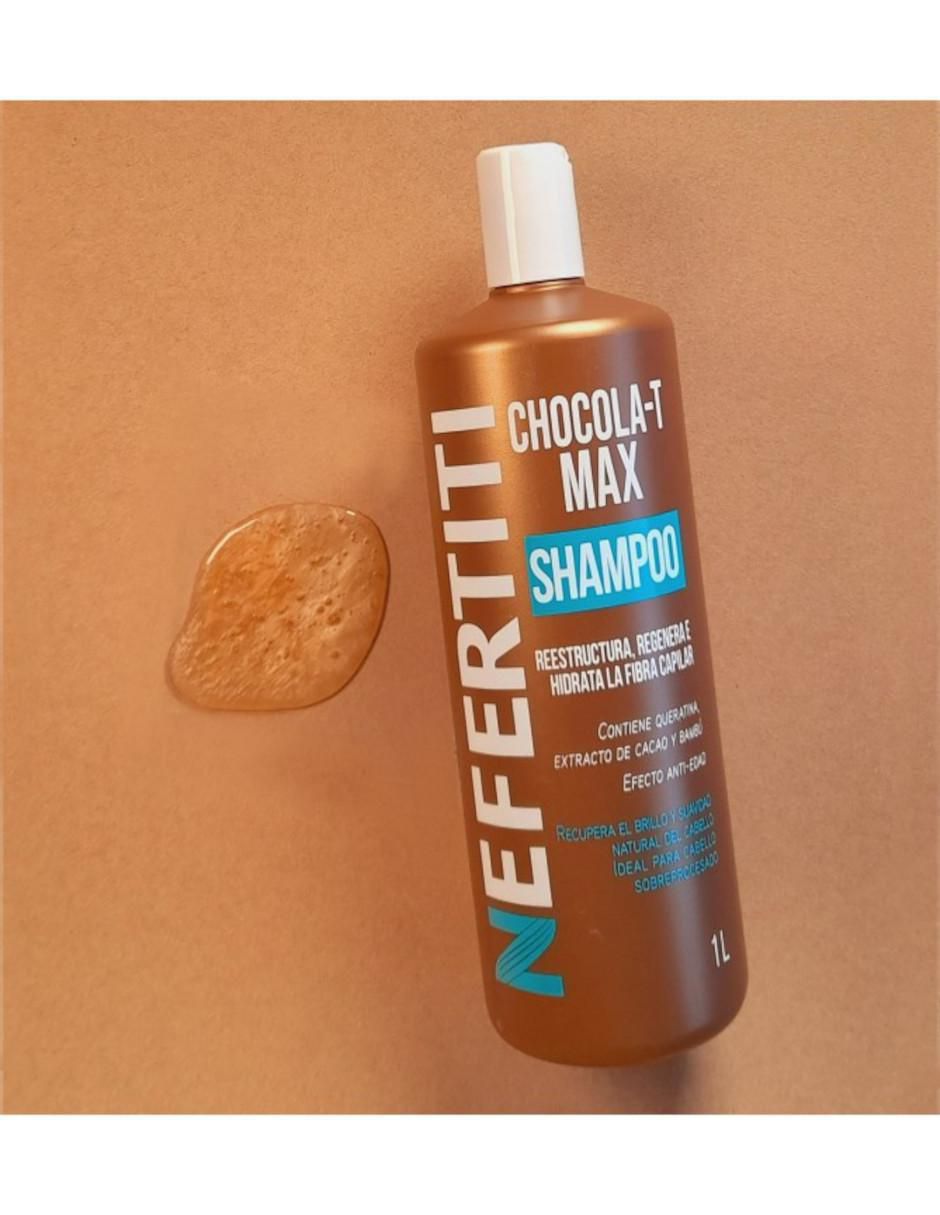 Shampoo reparador para cabello Chocola-T Max 3