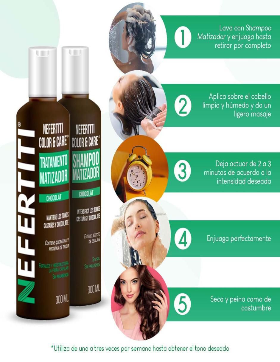 Set de shampoo Color And Care 3