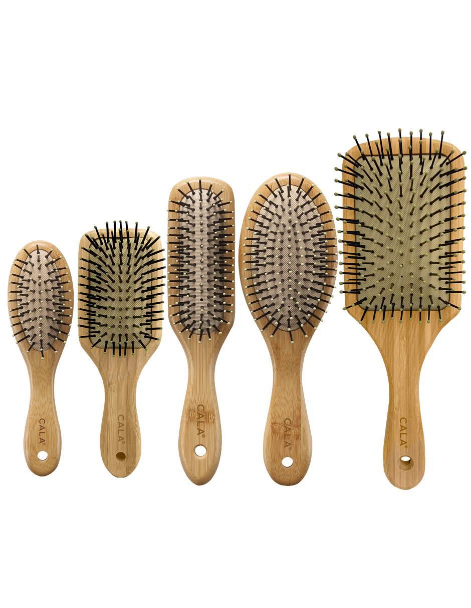 Cepillo para cabello de bambú
