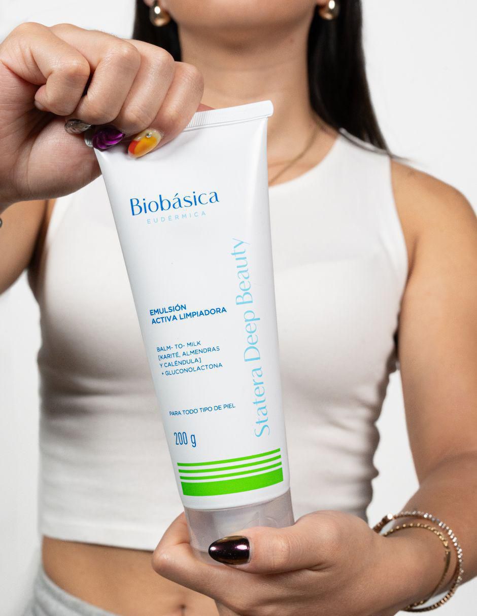 Limpiador facial Emulsión Activa Statera Deep Beauty para hidratar 2
