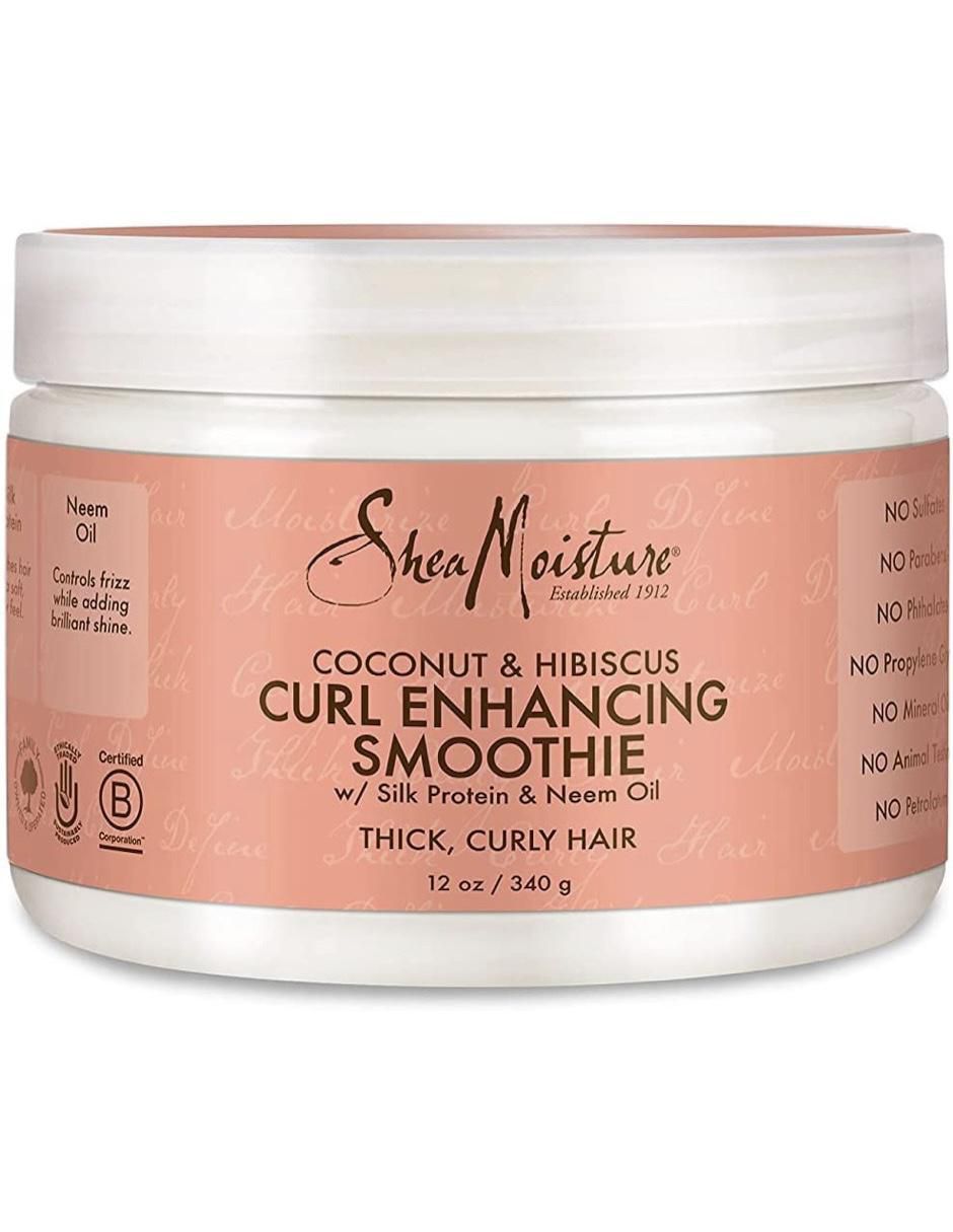 Crema para cabello rizado Smoothie Curl Enhancing Coconut & Hibiscus Shea Moisture para suavizar