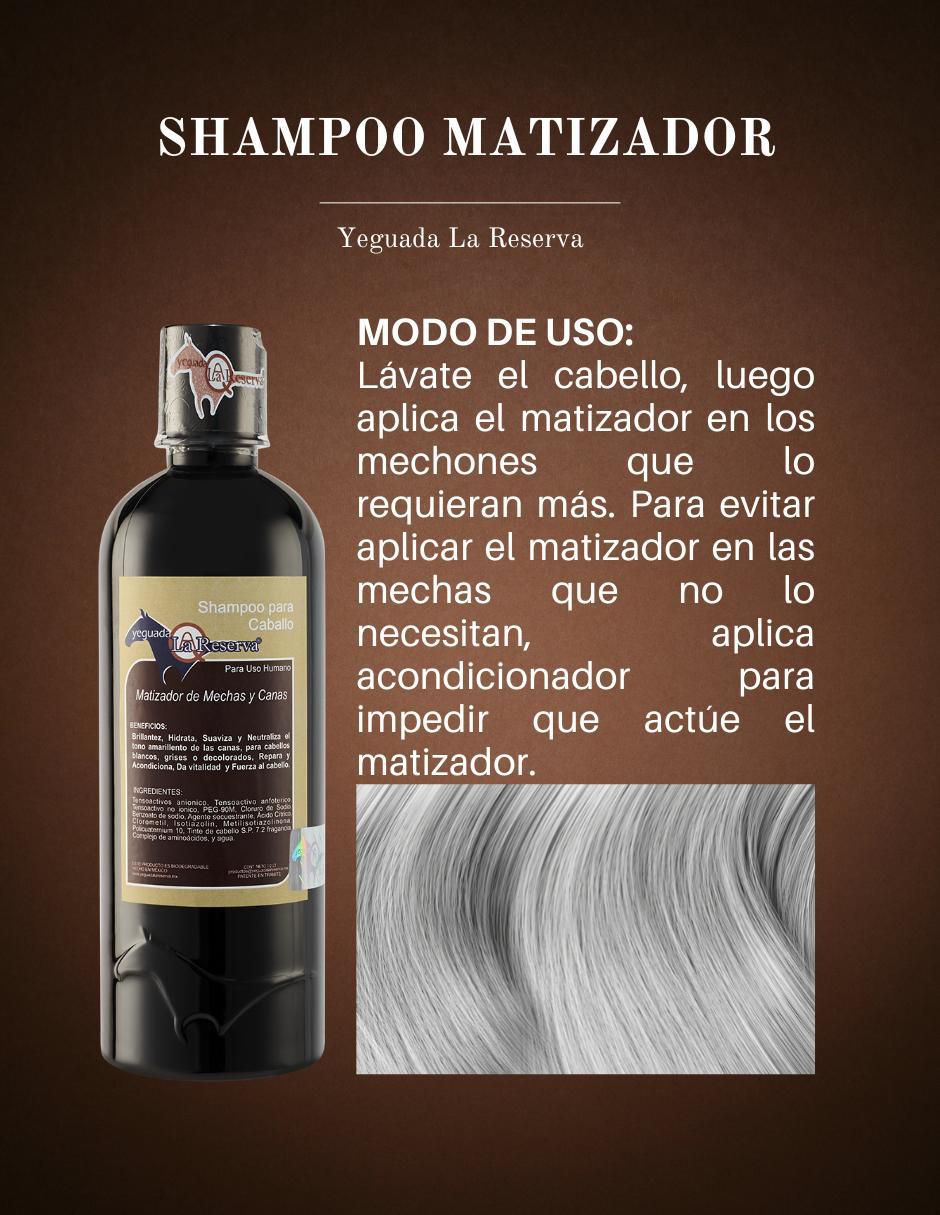 Shampoo matizador de canas 5