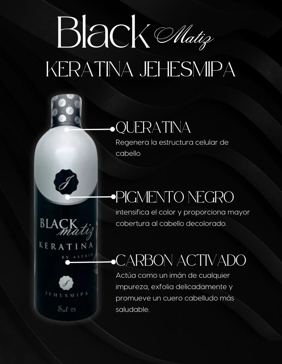 Set de shampoo para cabello todo tipo Dúo Platinum Black Matiz 6