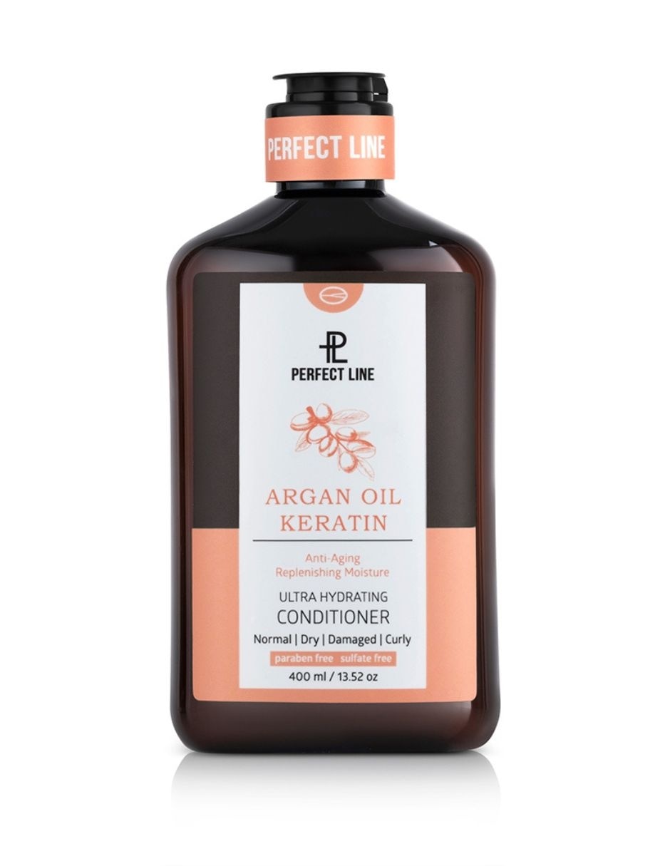 Acondicionador para cabello de keratina con aceite de argán 400 ml