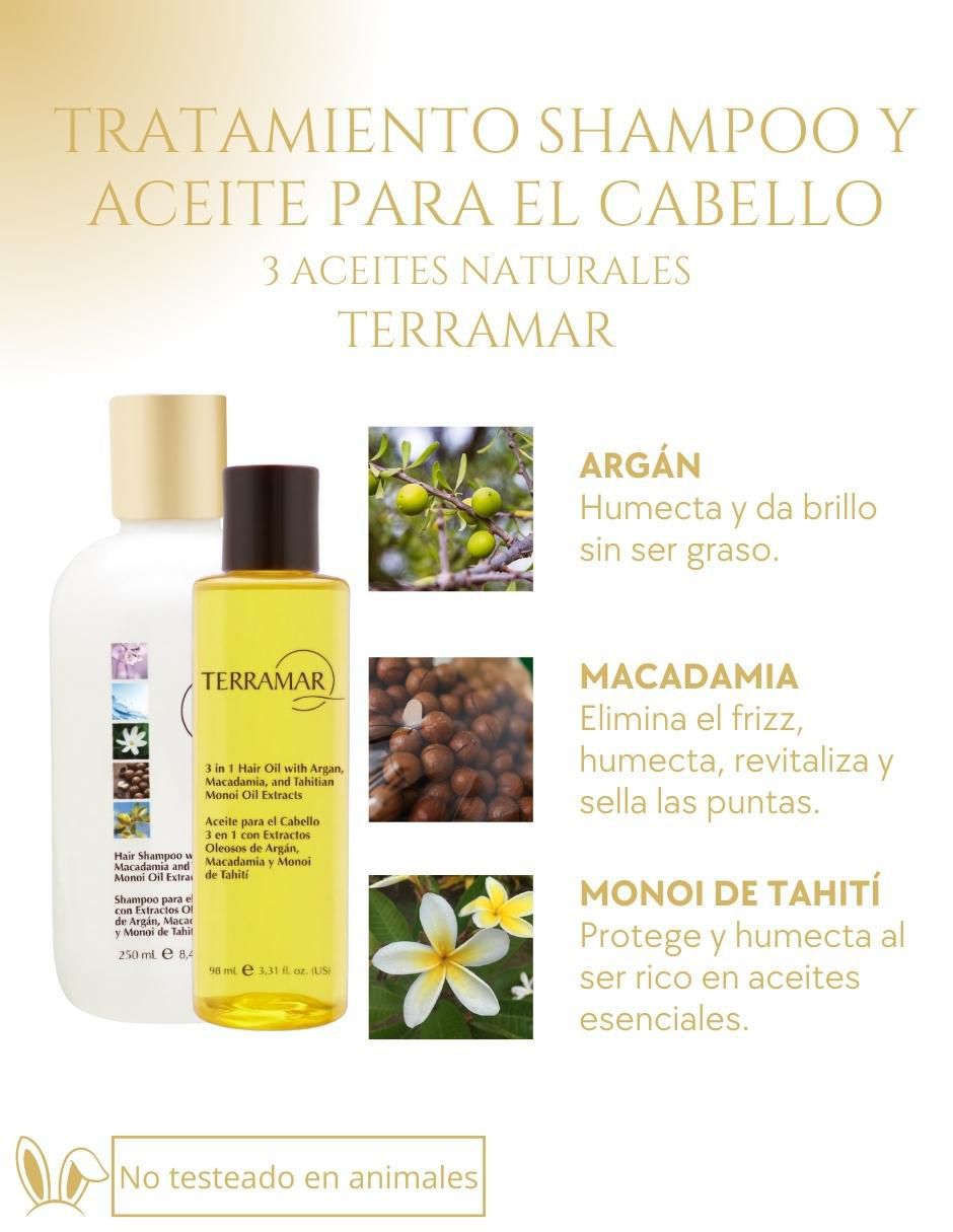 Tratamiento para cuero cabelludo Extractos Oleosos de Argán, Macadamia y Monoi de Tahití desenredante 2