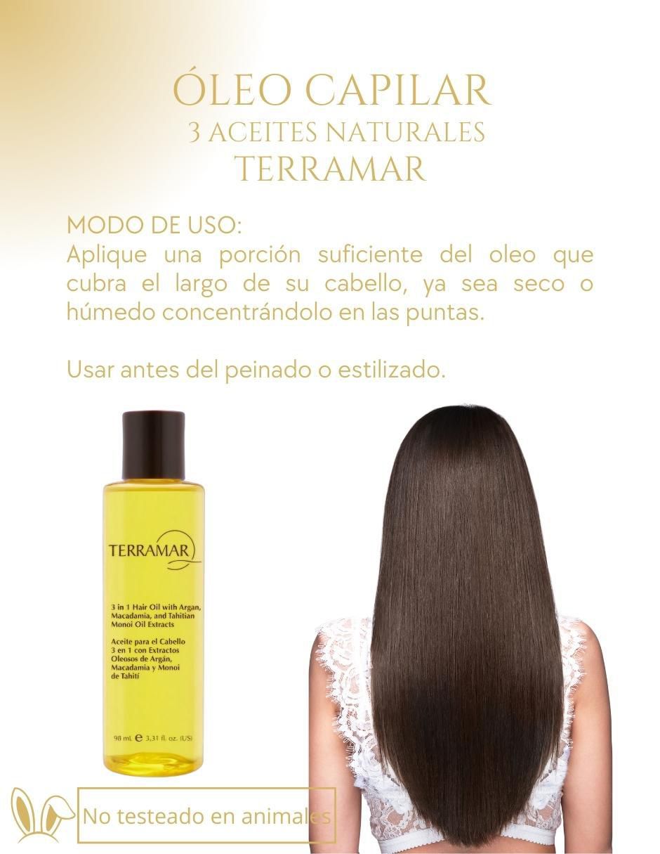 Tratamiento para cuero cabelludo Extractos Oleosos de Argán, Macadamia y Monoi de Tahití desenredante 5