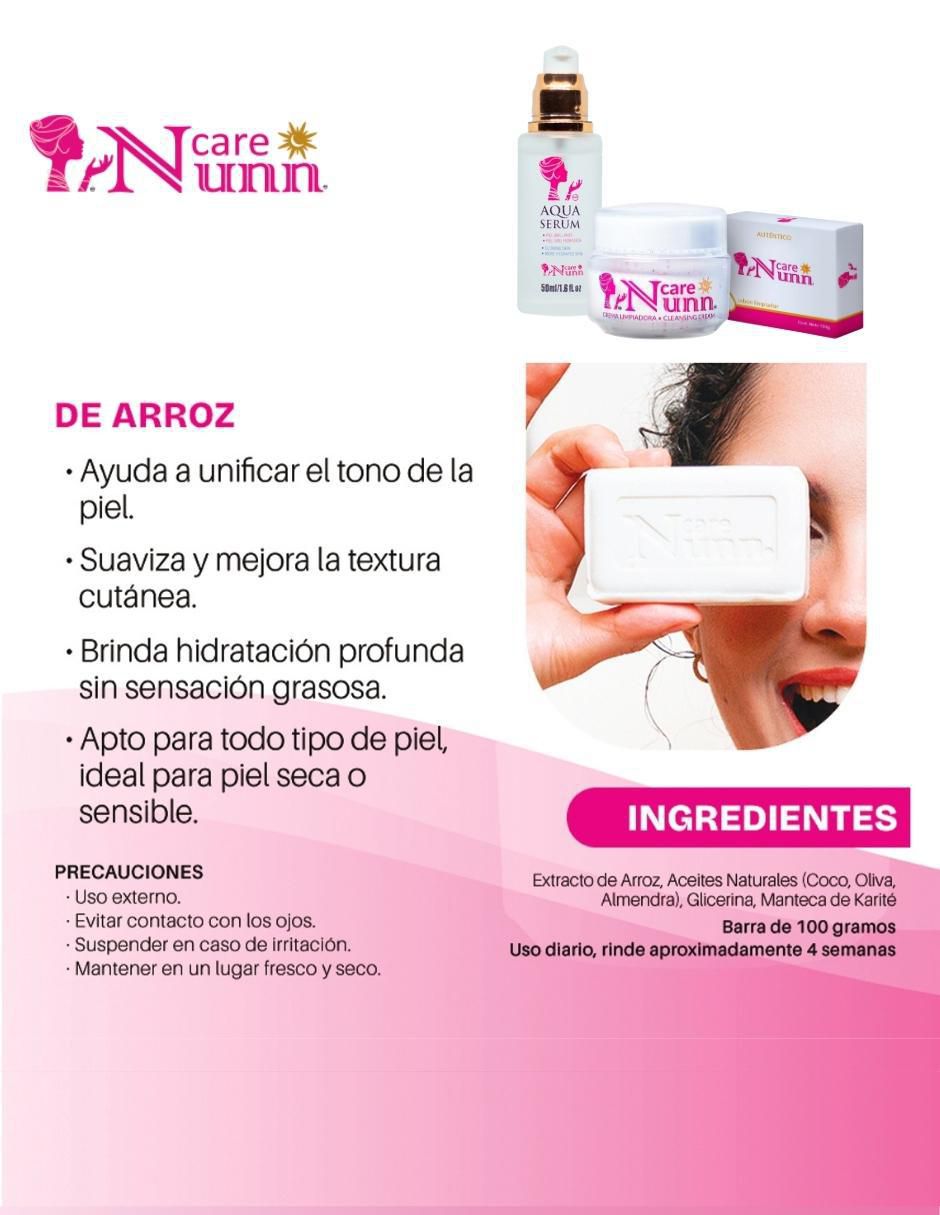 Kit de tratamiento facial Extracto de Arroz fps 50+ antimanchas 5
