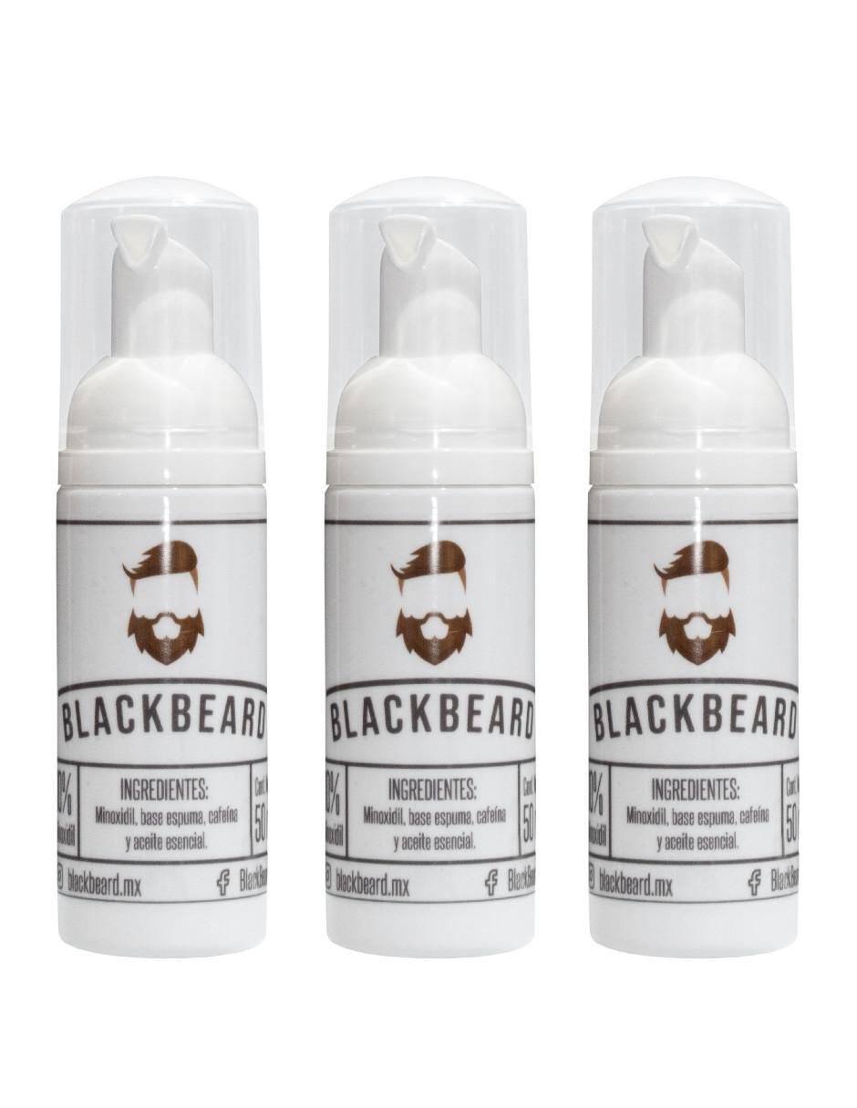 Set de tratamiento para barba y cabello Espuma Minoxidil 10% 1