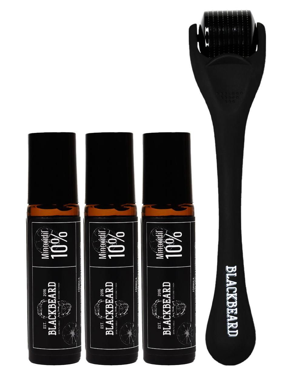 Kit tratamiento para barba y cabello Roll on crecimiento