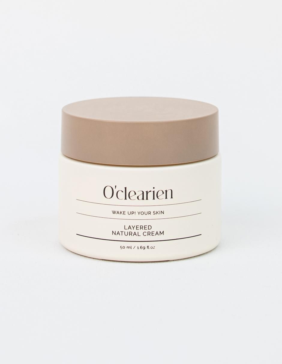Crema facial recomendada para hidratar día y noche Layered Natural Cream para todo tipo piel