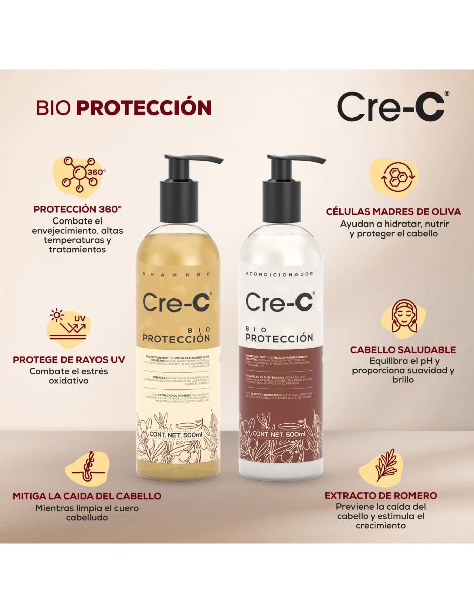 Kit de shampo y acondicionador para cabello Bio protección 5