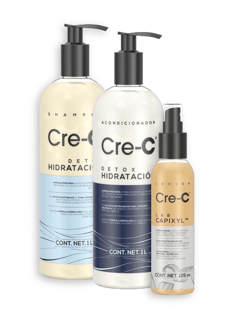 Kit de shampo y acondicionador para cabello maltratado détox hidratación