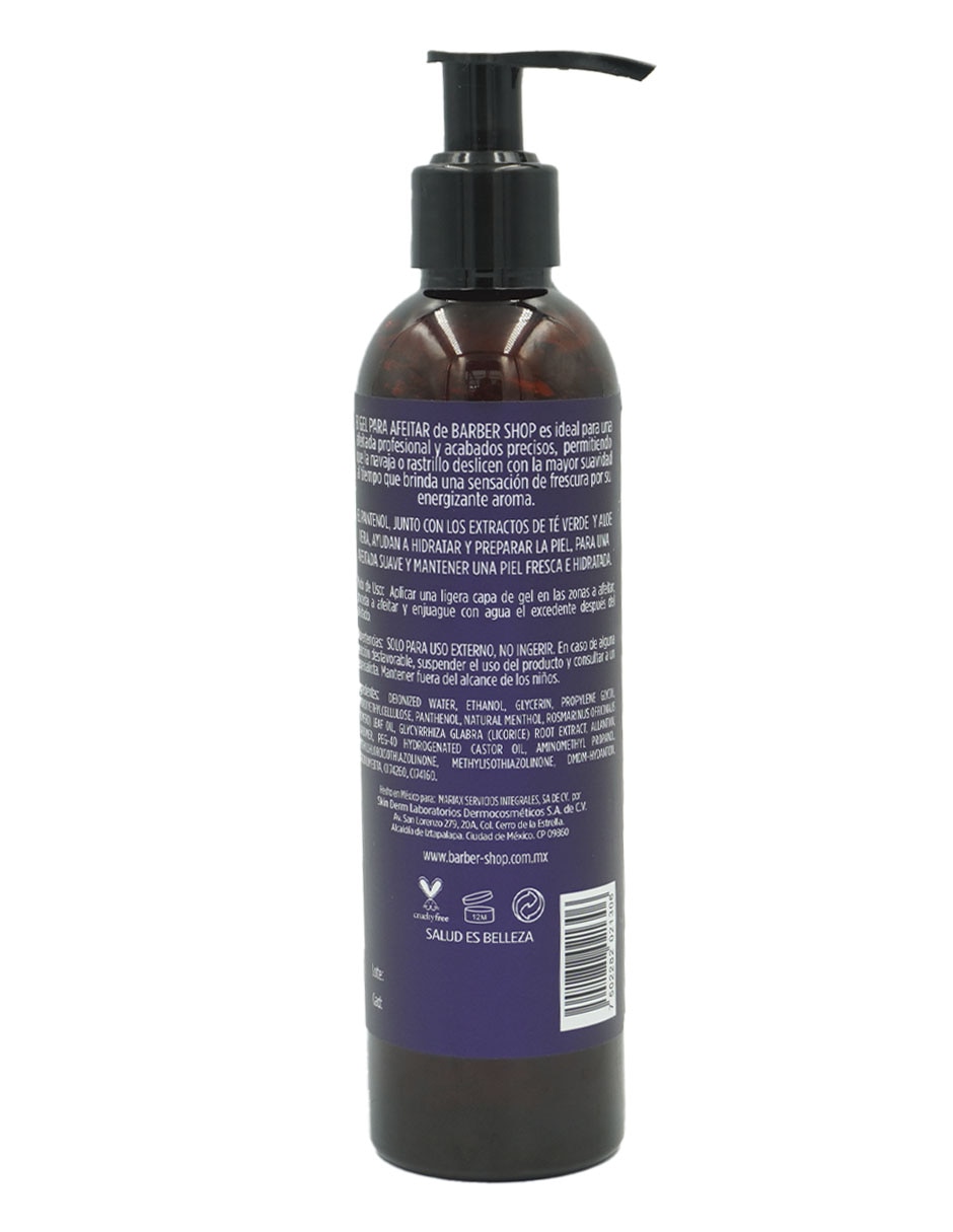 Gel para afeitar hidratante Shaving barber shop 2