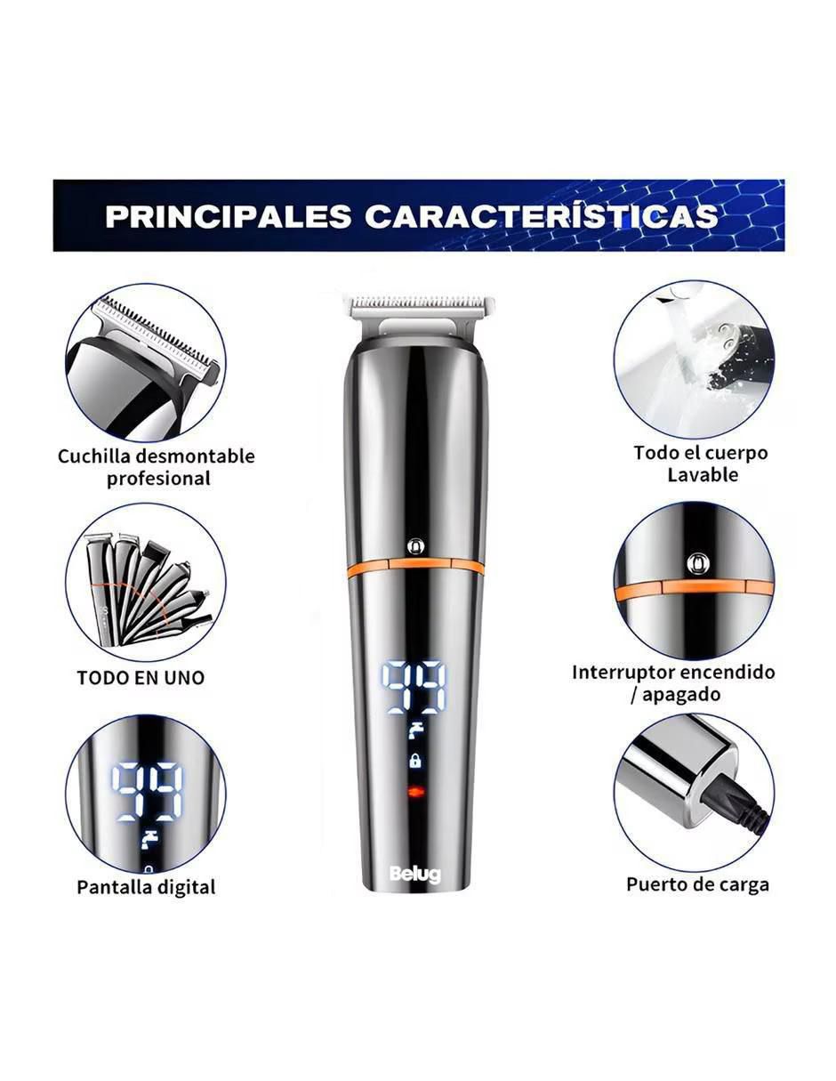 Recortadora de vello facial y corporal 3