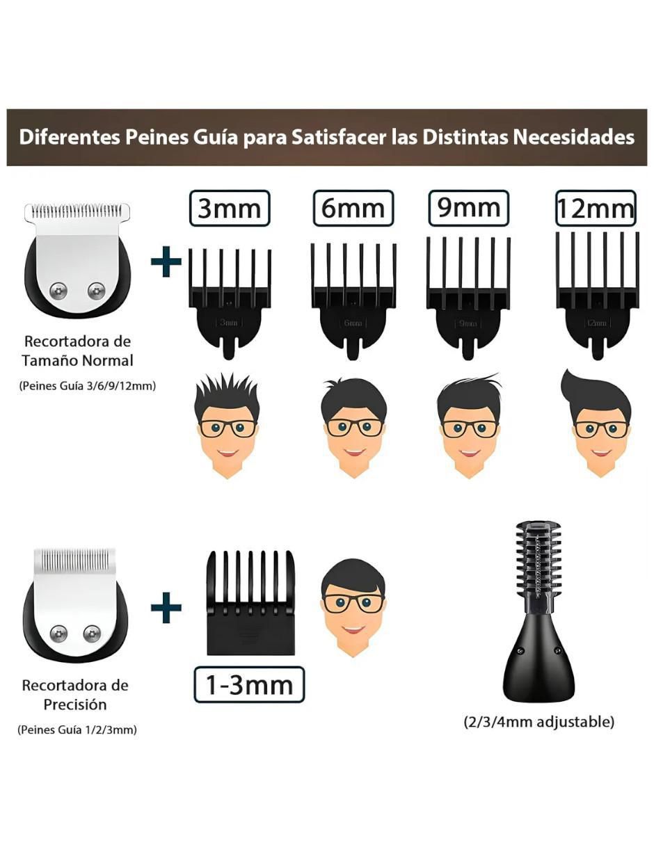 Recortadora de vello facial y corporal 4