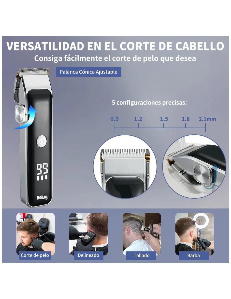 Recortadora de vello facial y corporal 3