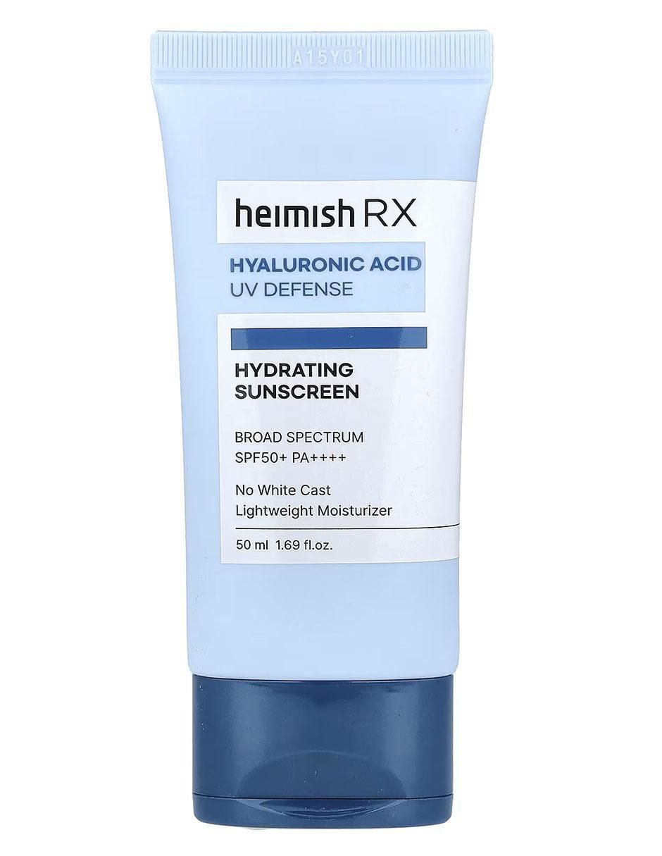 Protector solar FPS 50+ hidratante, ácido hialurónico, protección uv 50 ml