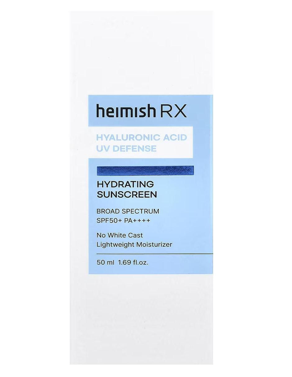 Protector solar FPS 50+ hidratante, ácido hialurónico, protección uv 50 ml 2