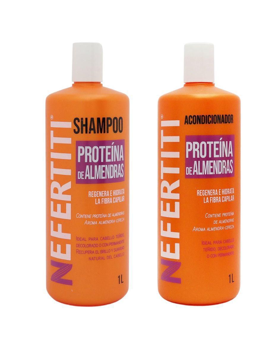 Kit de shampo y acondicionador para cabello teñido Proteina de Almendras Kit de shampo y acondicionador para cabello teñido Proteina de Almendras