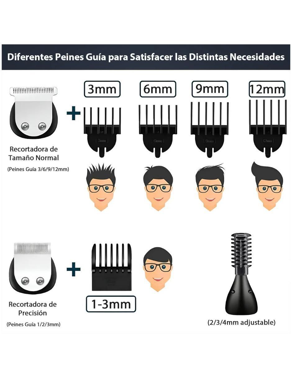 Recortadora para cabello, barba y cuerpo 3