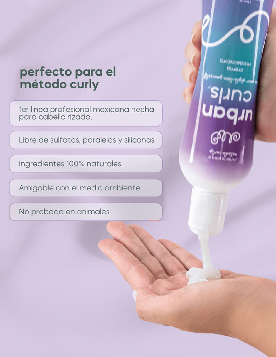 Crema para cabello rizado activador de rizos para antifrizz 2