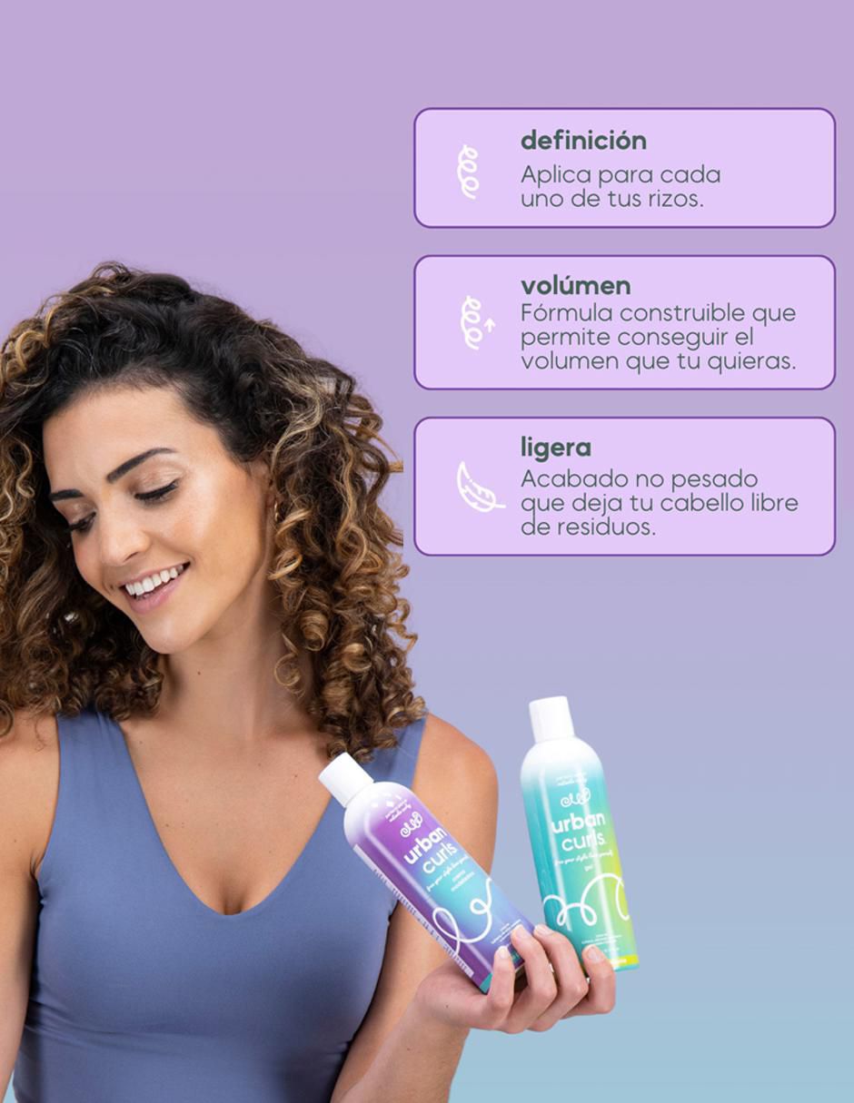 Crema para cabello rizado activador de rizos para antifrizz 3