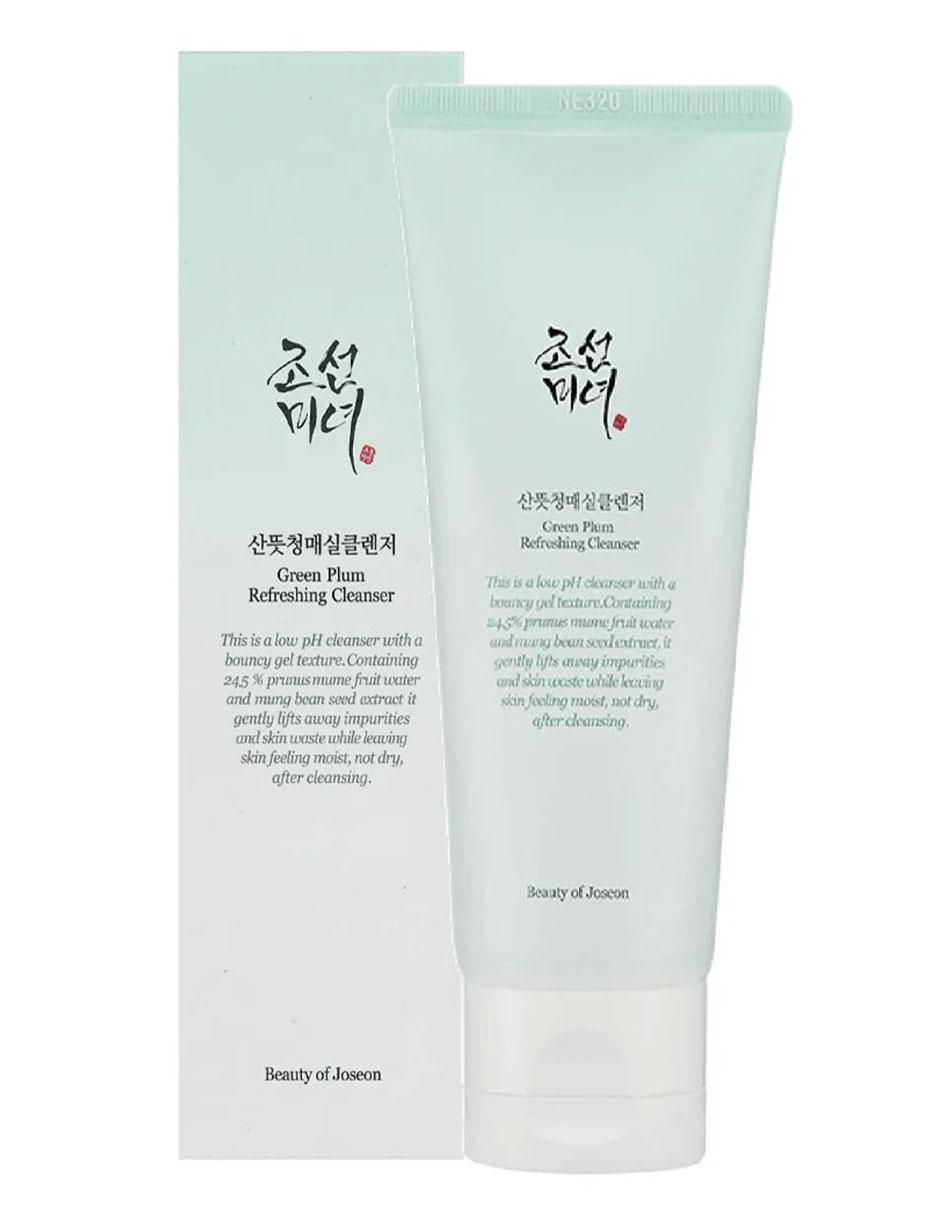 Limpiador facial refrescante de ciruela verde para purificar 2