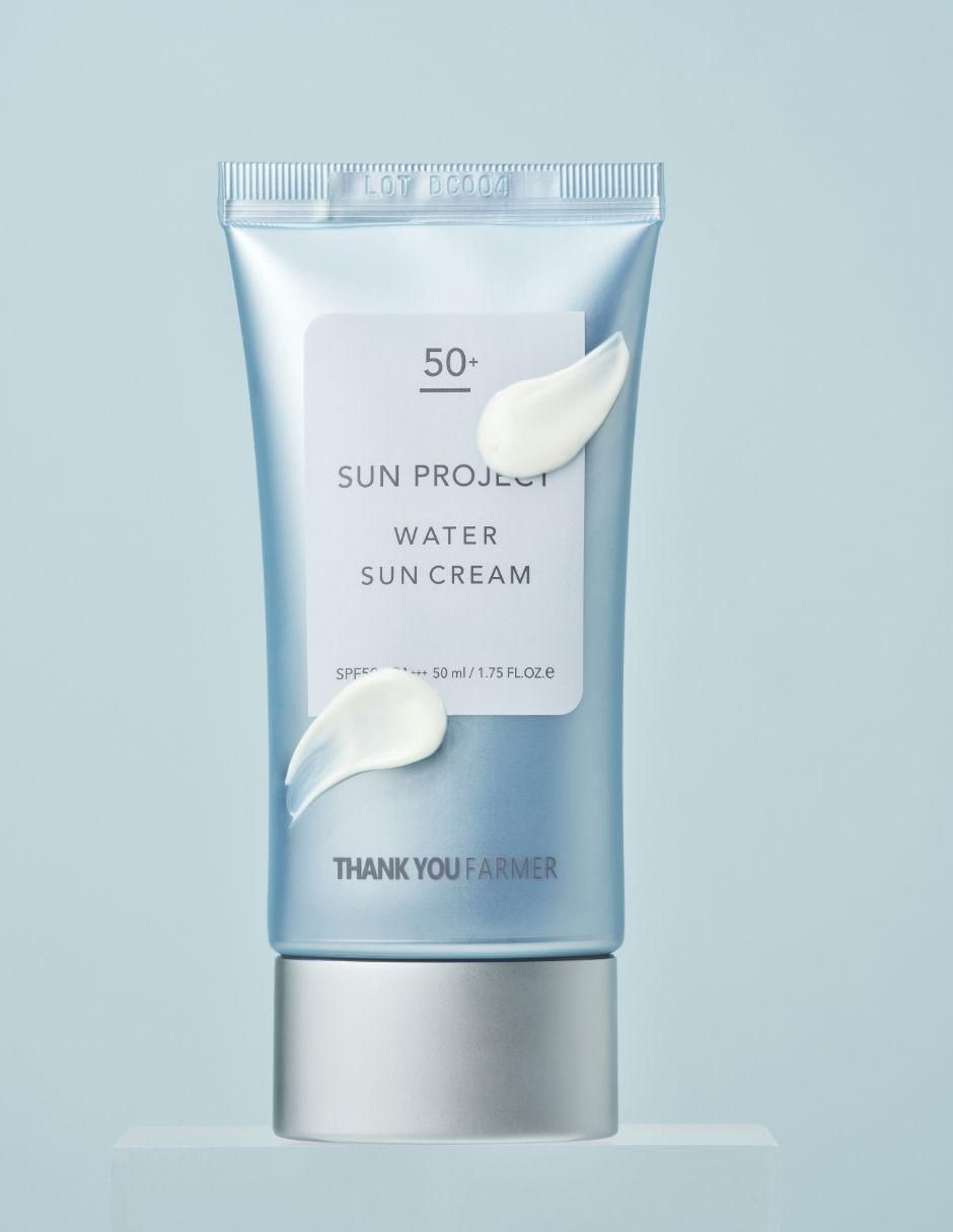 Protector solar FPS 50+ Sun project water sun cream 50 ml 2