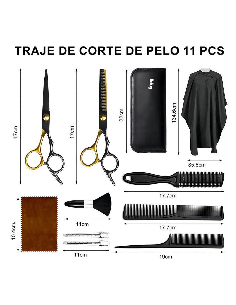 Tijeras para barba punta redonda y puntiaguda 4