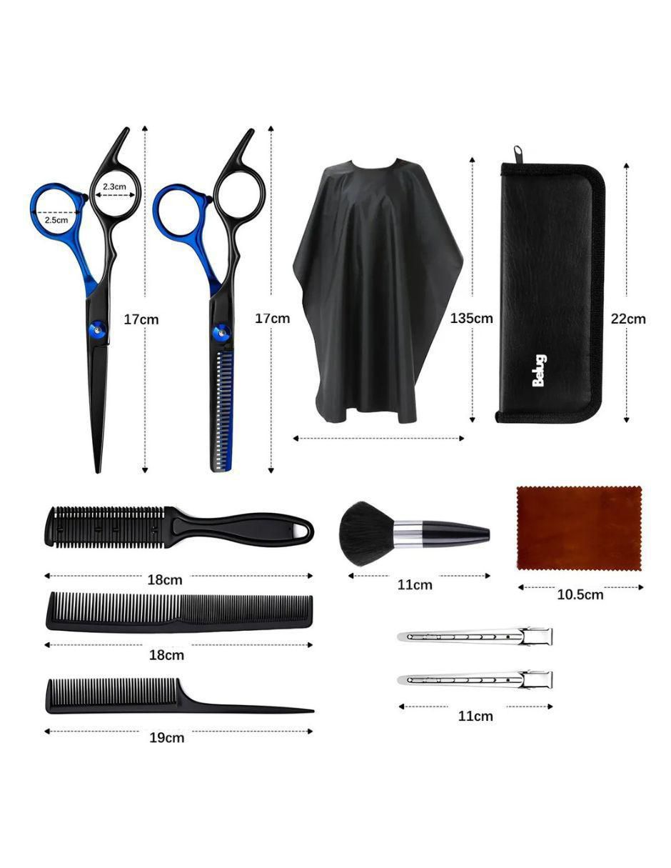 Tijeras para peluquería punta redonda y puntiaguda 4