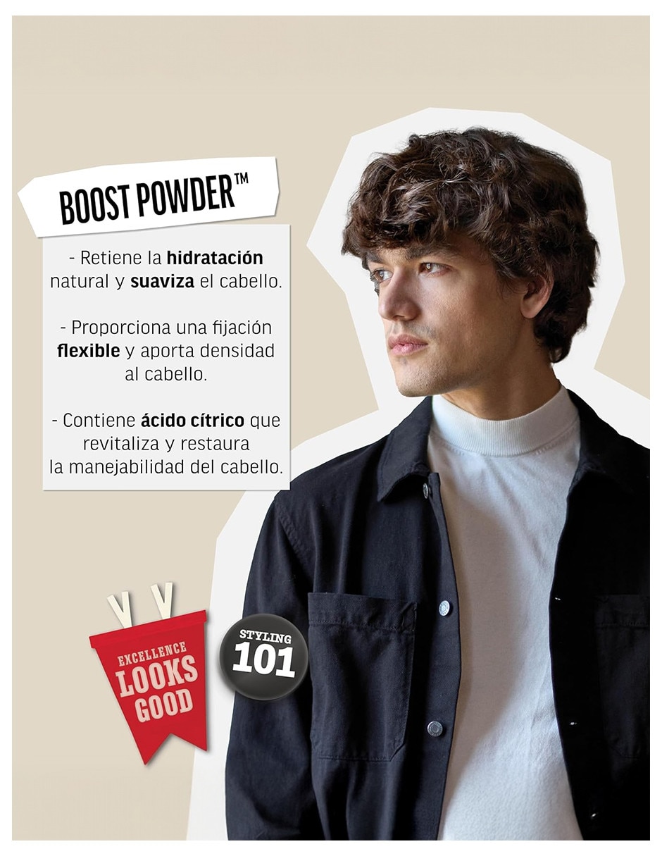 Polvo Texturizante para cabello lacio para fijar 5